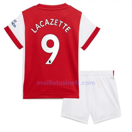 Maillot de Foot Arsenal Alexandre Lacazette 9 Domicile 2021-22 - Enfant